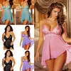 Babydoll Lingerie sous-vêtements en dentelle femme vêtements de nuit Sexy été dame pyjamas M/L/XL/XXL/XXL vêtements d'intérieur Sexy maison vêtements