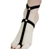 Kvinnor Sexig fotdekoration Multi Colors Polyester Foot Bandage Belt Foot Garter