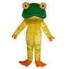 2018 Heißer Verkauf Frosch Neues professionelles grünes Frosch-Maskottchenkostüm für Erwachsene