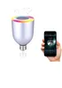 Colori regolabili Altoparlante Bluetooth senza fili E27 Lampadina LED Lampada colorata per IOS Android Smart Phone IMAC/PC Lampada lettore musicale