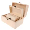 3pcs Vintage Jewelry Storage Box Necklace Bracelet Ring Watch Wood Case DIY Crafts Watch Boxes