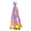 12st Plastic Children Gold Vinnare Medaljer Kids Game Sports Prize Awards Toys Party Favor High Quality7765303