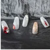 Faux ongles en acrylique à couverture complète, longs, ballerine, en forme de cercueil, clair, naturel, pointe d'art, 1 sac/lot