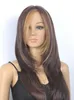 CHENSW26 nouveau style long brun mixte cosplay perruques de cheveux de santé pour les femmes perruque