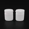 80ml vit plast tuggummi bubbla gummi flaskor med tår-off cap 80 ml oval form pp burk för kapslar / piller packagings f1277