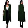 Wuhaobo plus storlek Fashion Cape Coats Long Solid Cloak Blazer Jackets De fem färgerna Cape Blazers Personality Woman Suit Tops