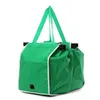 Organizador de vendas!! Sacola de compras dobrável sacola ecológica reutilizável para supermercado sacos de grande capacidade