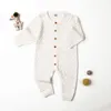 Kış Bebek Torparlar Uzun Kollu Toddler Kız Tulumları Sonbahar Şeker Renk Yenidoğan Tulumlar Bebek Erkekler Tek Parça Giyim