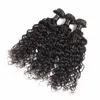 LANS Brazilian Remy Hair Bundle Water Wave Human Hair 6 Bundles Lot Waters Wavy Human-Hair Weave Extensions 50g/pcs