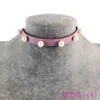 3pcs Leather Necklaces Bowknot Strand Long Multi-layered Transmutability Velvet Stretch Elegant Rope For Women necklace A0779