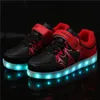 2018 LED USB Recharging Enfant Lumineux Sneakers Avec Des Chaussures Lumineuses Pour Enfants Enfants Jazzy Junior Filles Garçons Lumière