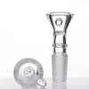 Comb Screen Glass Bowl with 14mm male joint Glass Bowl Herb Holder for Silicone Water pipe 687