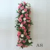 Fleur artificielle européenne longue rangée de fleurs arc de mariage route plomb tous les différents Types décoration pour la maison el Party Decor6162414