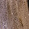 Luxury Wedding Veils Bling Beaded 3.5 M Long 3M Width Stars Champagne Gold Bridal Veil One Layer Wedding Veil