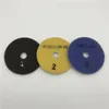 3 Step Polishing Pad 3 inch (80 mm) for Granite Marble Artifical Stone Circle Polishing Wheel Sander Disc Abrasive Pad Dry or Wet 3 Pcs/lot