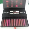 Schönheit Matt Flüssiger Lippenstift Lipgloss 16 Farben Lippenstifte Make-up Lippenstift Set Lippenset Geschenkbox8056252