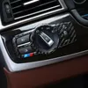 Наклейка автоматической аксессуары для BMW F10 F18 F01 F02 F03 F07 F25 F26 Стиль автомобиля Кнопки для укладки автомобилей Кнопки Рамка Украшение Обложка