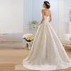 A Line Wedding Dresses Vintage Bow Bow China Vestidos de Novia بدون عجز بالإضافة إلى حجم زر العروس الزفاف