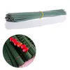 A Bundle of 100Pc Artificial Floral Wire Craft Flower Stem Wrap Dark Green 30cm