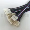 5PIN RGBW Connector Adapter Extension Draad Soldeerloze kabel enkele clip 12 mm breedte voor 5050 RGBW CCT LED Strip Licht