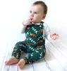 Bebek Tulum 2018 Yepyeni Bebek Yürüyor Giyim Tilki Desen Romper Tulum Yenidoğan Kolsuz Tulum Kız Erkek Tek parça Giysileri