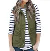 New Fashion Women's Vest Winter Coat Button Cardigan 4 Colors Single Breasted Vests