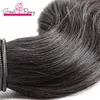 4 pçs / lote 100% Não Transformados Raw Extensões de Cabelo Humano Indiano 8 "-34" Cor Natural Onda Do Corpo Tecer Cabelo Trama Greatremy