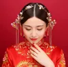 New Chinese Style Bridal headwear, fringes, swing, hair accessories, Xiu, dragon, Phoenix, gown, accessories, ancient costume, wedding acces