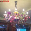 Modern Colorful Crystal Chandelier Light Home Hotel Decoration Designed European Type Elegant Chandelier Made in Zhongshan