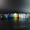 2018 Nuovo arrivo Colorful Skull Glass Tubi dritti Spoon Pipe Pyrex Glass Oil Burner Pipe Hand Pipes Mini Smoking Pipes SW22