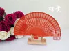 Chiński styl ślub sprzyja wentylatory prezentowe Sandalwood składane wycinanka drewna ręcznie Craft Fan + DHL Darmowa wysyłka 2018 weselne fanów ślubnych