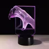 Nouveauté 7 changement de couleur Illusion 3D Dragon Claw modélisation Led lampe de bureau cadeaux de noël # R42