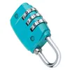 New Mini Code Lock Zinc Alloy Security 3 Combination Travel Suitcase Luggage Code Lock Padlock Free shipping