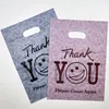 100 Stück 20 26 cm Dankeschön-Lächeln-Taschen Kleine Geschenk-Schmuckbeutel aus Kunststoff Kosmetik-Einkaufstaschen334W