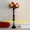 Dekoration Metall Back Iron Chorme Ljushållare Blomma Vase Rack Ljusstake Bröllopsbordet Centerpiece Event Road Lead Candle Stands Best0172