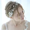 Headpieces New Design Charming Bridal Headpiece Silver Rhinestone Hairband Wedding Headband Tiara Handmade Hair Accessories For Bride