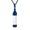 IDJ9887 Forever love parfum Verre Conteneur Cylindre Tube Urne Mémorial Souvenir Pendentif Crémation Bijoux pour Cendres Titulaire