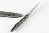 Продвижение 3 глаза Flipper складной нож 9CR18 Atin Blade CNC стальной ручкой Открытый кемпинг Пешие прогулки по выживанию Тактические ножи