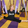 Yoga hamac swing parachute tissu inversion thérapie anti-gravité hamac à haute résistance yoga gym de yoga suspendu.