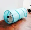 Tunnel pour chat Tunnel pour chat pliable drôle avec balle chaton jouet pour animaux de compagnie pour chaton chiot lapin 3 couleurs jouet pour chat