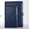 100 ark Business Notebook A5 Planner Agenda PU Läder Hårdt Skydd Personlig Dagbok Anteckningsblock Anteckningsböcker Skolkontor Stationery