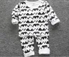 Baby Boy Girls Pajamas clothes boys 2 pieces outfit home clothes clothing kids sport set children cotton tees top+pants 1-3 years CQZ145