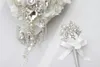 Korean creative jewelry brooch hydrangea bride holding flower bouquet