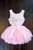 Aini Babe Toddler Baby Dress Princess First Komunia Chrzest Ubrania dla dzieci