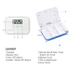 Creative Pill Case Box Pour 4 Et 6 Fentes Conteneur Pill Croix Organisateur Conteneur Peut SET Rappel Time Square Tablet Titulaire De Stockage De Stockage DHL HH7-1273