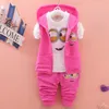 Autumn Baby Girls Boys Minion Suits Infant/Newborn Clothes Sets Kids Vest+T Shirt+Pants 3 Pcs Sets Children Suits