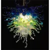 Муранский стеклянный пузырь люстры лампы ручной узор современный потолочный свет как свадебное украшение