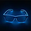 LED Light up Glowing Glasses EL Wire Neon Rave Glasses Luminous Party Glasses Eyewear for Birthday Halloween Xmas Party Bar Decorative Supplier