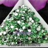 1000-10000pcs/bag 2-6mm Grass green Resin Crystal Rhinestones FlatBack Super Glitter Nail Art Wedding Decoration Applique Non F292p