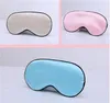 Silk Imitation Sleep Rest Eye Mask eye shade cover Padded Shade Cover Travel Relax masks Aid Blindfolds DHL shipping